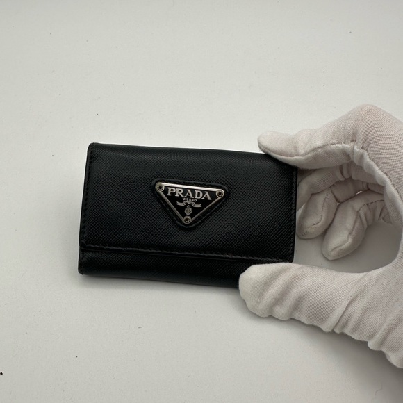 Prada Saffiano Leather key card holder - Picture 1 of 8